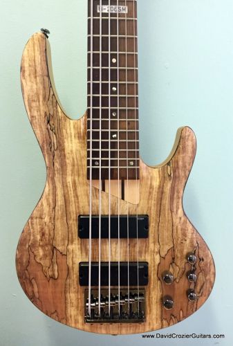 2012 ESP LTD B 206-SM Six-String Bass, Natural SOLD